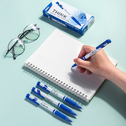 Fotoja e Deli Kimik Ballpoint Think Q25Bl Blue 0.7 1/12