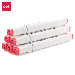 Fotoja e Deli Sketch Marker Me Cope Fluorescent Coral Red 121