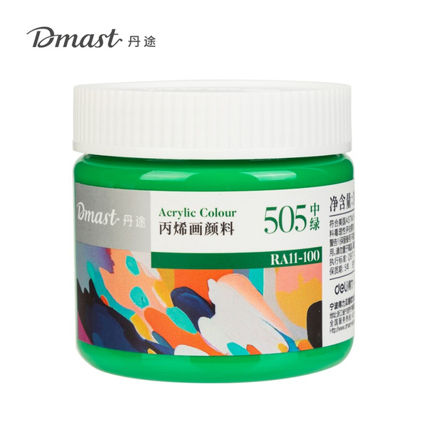Fotoja e Deli Ngjyre Akril 100Ml 505 Medium Green
