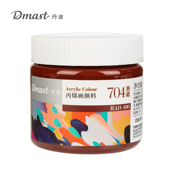 Fotoja e Deli Ngjyre Akril 100Ml 704 Burnt Sienna