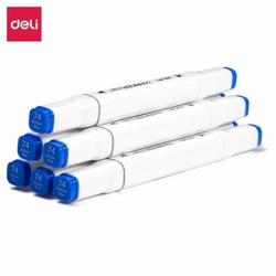Fotoja e Deli Sketch Marker Me Cope Brilliant Blue 74