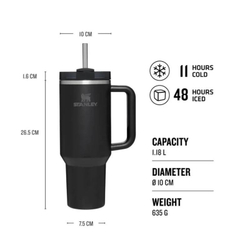 Fotoja e Stanley Termos Quencher 1.2L H2.0 Tumbler Black 10-10824-399