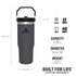 Fotoja e Stanley Termos Iceflw2.0 0.88L Flpstr Tumb Black 10-09993-194, Picture 2