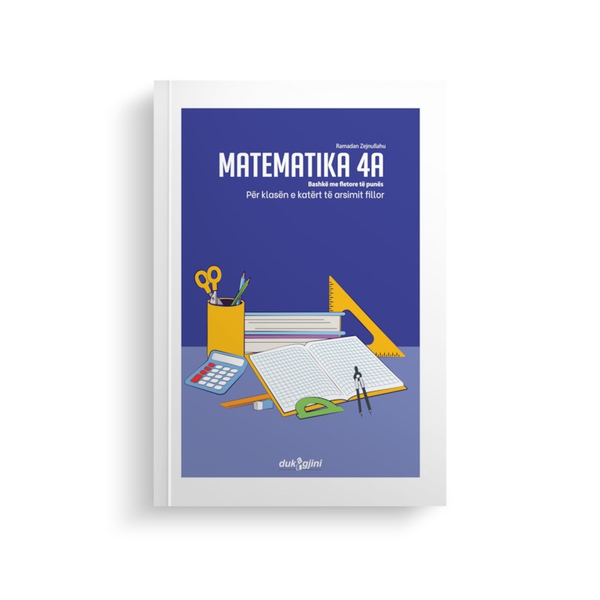 Fotoja e Dk Liber Matematika 4A Me Fletore Pune
