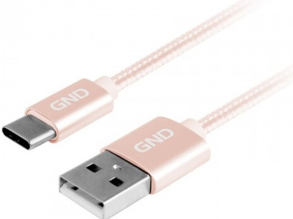 Fotoja e Kabllo Usb GND GNDUSBAC200MM06, Pembe, USB/Micro USB, 1m