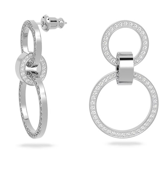 Fotoja e Vathë për femra Swarovski Hollow 5349353, të argjendtë