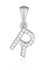 Fotoja e Pendant JVD, i Argjendtë/Transparent, Picture 2