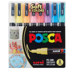 Fotoja e Uni-Marker Set Posca Pc-3M Pastel Colors 8/1