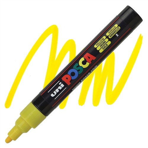Fotoja e Uni-Marker Pc-5M Posca Yellow