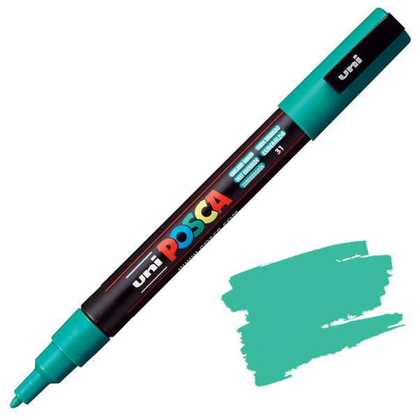 Fotoja e Uni-Marker Pc-3M Posca Emerald Green
