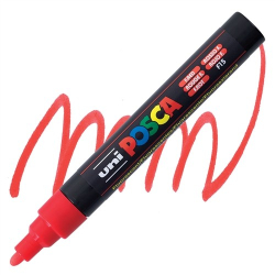 Fotoja e Uni-Marker Pc-5M Posca Red