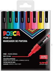 Fotoja e Uni-Marker Set Posca Pc-3M Basic Colors 8/1