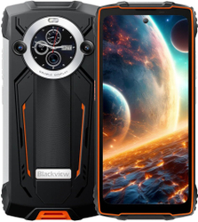 Fotoja e Celular Blackview BV8200 12/256GB, i zi/portokalltë