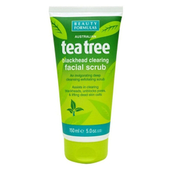 Fotoja e Skrab për fytyrë Beauty Formulas Tea Tree Blackhead Clearing, 150 ml