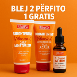 Fotoja e Set 2+1 GRATIS Beauty Formulas, Serum për fytyrë, 30ml, Skrab për fytyrë, 150ml, + Hidratues për fytyrë, 100ml