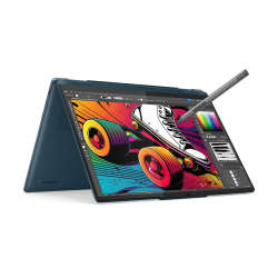 Fotoja e Laptop Lenovo Yoga 7 2-në-1 14IML9, 14", 2.8K OLED, Intel Core Ultra 7, 16GB RAM, 1TB SSD, Touch, tidal teal