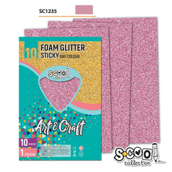 Fotoja e Osh Leter Dekoruese Sticky Me Xixa Roze E Lehte 20X30Cm 1/10 Sc1235