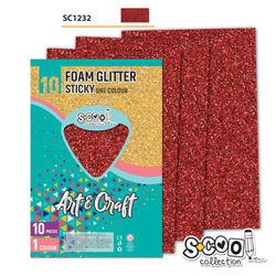 Fotoja e Osh Leter Dekoruese Sticky Me Xixa E Kuqe E Mbyllet 20X30Cm 1/10 Sc1232