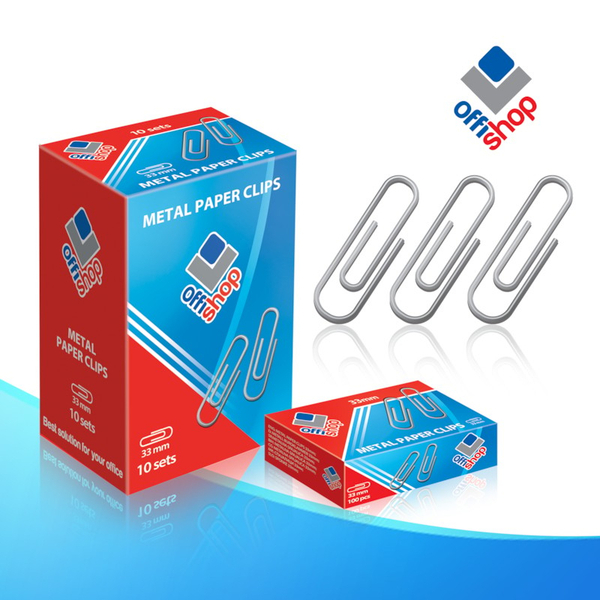 Fotoja e Osh Paper Clips 33Mm 1/10 Of003