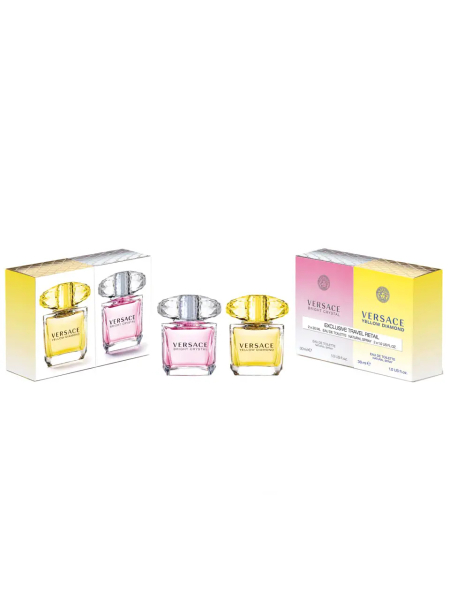 Fotoja e Set dhuratë Versace Mini, EDT Yellow Diamond, 30ml + EDT Bright Crystal, 30ml