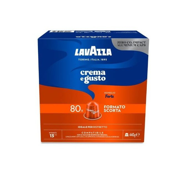 Fotoja e Lavazza Crema e Gusto Forte, përzierje kompatibile me Nespresso® (80 kapsula)