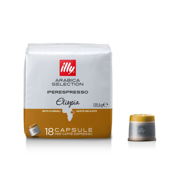 Fotoja e Illy Etiopia, përzierje kompatibile me Illy® Iperespresso (18 kapsula)