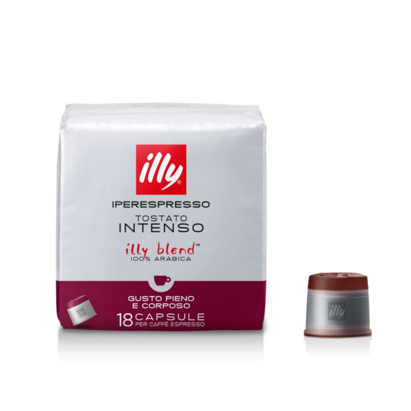Fotoja e Illy Intenso BLACK, përzierje kompatibile me Illy® Iperespresso (18 kapsula)