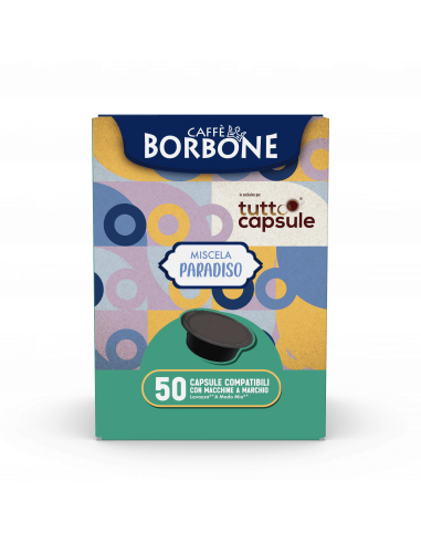 Fotoja e Borbone Paradiso, përzierje kompatibile me A Modo Mio® (50 kapsula)