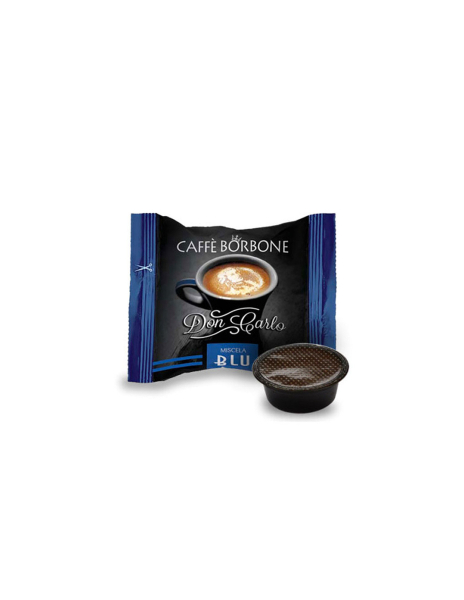Fotoja e Caffè Borbone Don Carlo BLUE, përzierje kompatibile me Lavazza A Modo Mio® (50 kapsula)