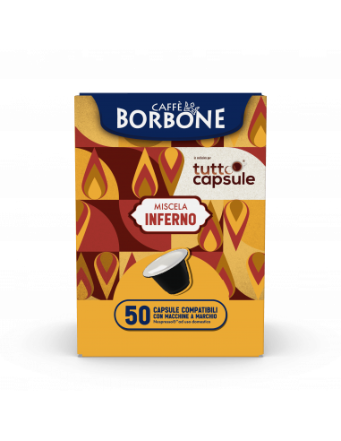 Fotoja e Borbone Inferno, përzierje kompatibile me Nespresso® (50 kapsula)