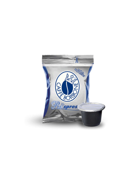 Fotoja e Caffè Borbone Respresso BLUE, përzierje kompatibile me Nespresso® (50 kapsula)