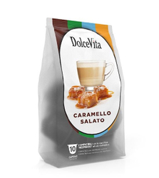 Fotoja e Dolce Vita Caramel Salted, përzierje kompatibile me Nespresso® (10 kapsula)