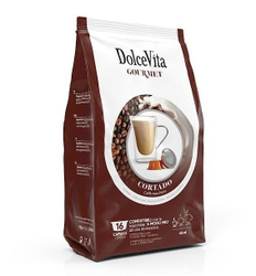 Fotoja e Dolce Vita Cortado, përzierje kompatibile me Lavazza A Modo Mio® (16 kapsula)