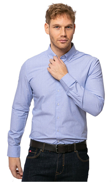 Fotoja e Këmishë për meshkuj Heavy Tools mHT2386, 4XL, e kaltër