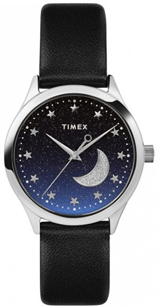 Fotoja e Orë dore për femra Timex Celestial TW2V49200, e zezë