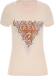Fotoja e Maicë për femra GUESS, portokalltë, M
