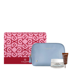 Fotoja e Set Collistar Hyaluronic Acid + Ceramides Aquagel Skincare Gift Set, xhel për fytyrë 50 ml + xhel për sy 5 ml + çantë kozmetike