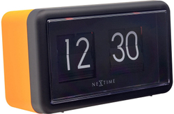 Fotoja e Orë tavoline Nextime Flip Clock 5228OR, portokalli/e zezë
