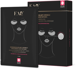 Fotoja e Fasho për lëkurën nën sy Foreo Microneedling Anti-Wrinkle Hyaluronin Acid Patches FAQ, 3 x 2 copë