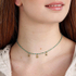 Fotoja e Qafore për femra La Petite Story Stylish Friendship Star Necklace LPS10ARR12, i artë/kaltër/gjelbër, Picture 4