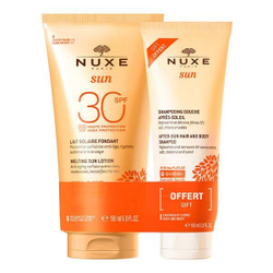 Fotoja e Set Nuxe Sun Care, losion për mbrojtje ndaj diellit SPF30 150 ml +shampo për flokë dhe trup 100 ml