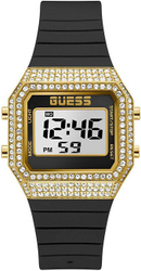 Fotoja e Orë dore për femra Guess Zoom GW0430L2, e zezë