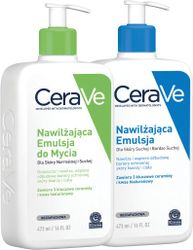 Fotoja e Set CeraVe, xhel pastrues 473 ml + emulsion hidratues 473 ml