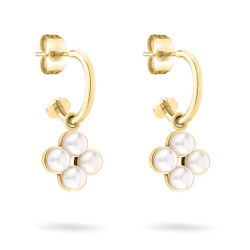 Fotoja e Vathë për femra Tamaris 2in1 Flower Pearl TJ-0521-E-23, të artë/bardhë