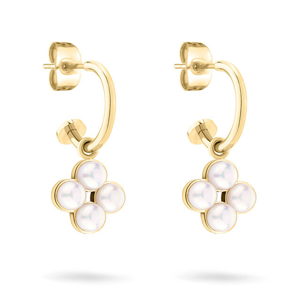 Fotoja e Vathë për femra Tamaris 2in1 Flower Pearl TJ-0521-E-23, të artë/bardhë