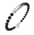 Fotoja e Byzylyk për meshkuj GUESS	Edgy Styles JUMB04059JWSTBK, 19 cm, i zi/argjendtë, Picture 1