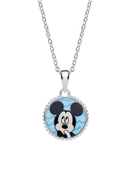 Fotoja e Qafore për fëmijë Disney Mickey Mouse, e argjendtë