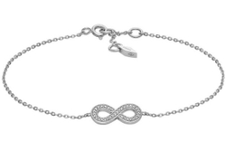 Fotoja e Byzylyk për femra Fossil Infinity JFS00633040, i argjendtë