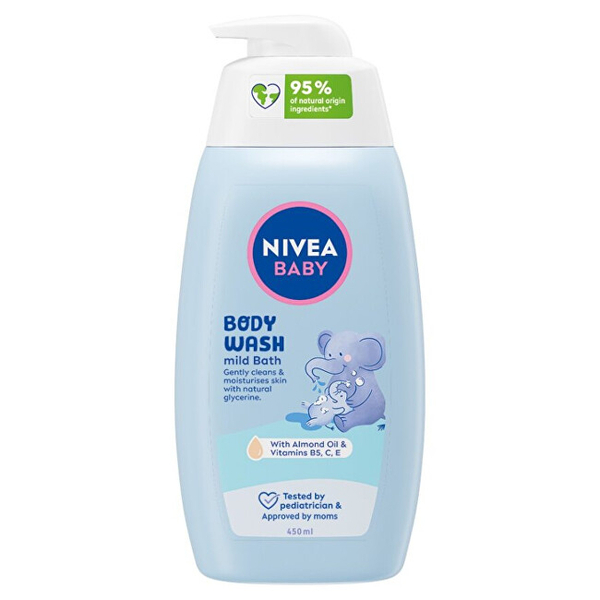 Fotoja e Xhel dushi për bebe Nivea Baby Gentle Bath Shower Gel, 450 ml