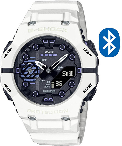Fotoja e Orë dore për meshkuj Casio GA-B001SF-7A, e bardhë